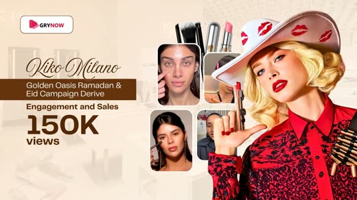 KIKO Milano Golden Oasis Ramadan and Eid campaign