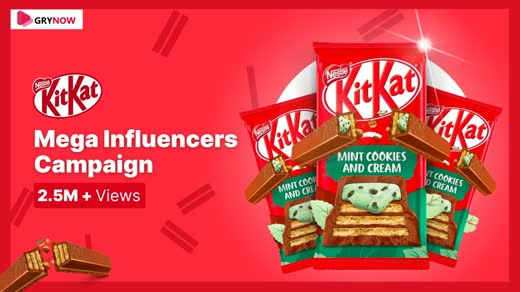 KitKat mega influencers campaign
