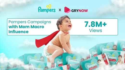 Pampers UAE campaign with mom macro influencers