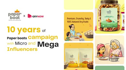 Paper Boat micro and mega influencer campaign