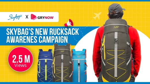 Skybags new rucksack awareness campaign