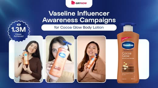 Vaseline Cocoa Glow awareness campaign